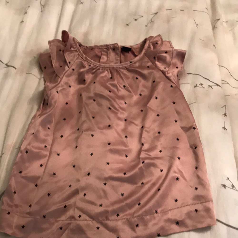 Pink with black stars blouse